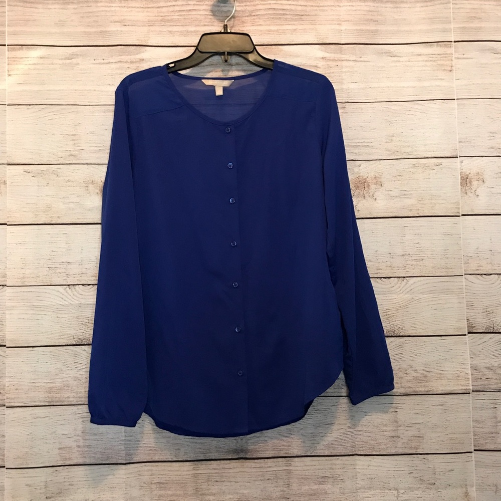 Banana Republic button Down dress shirt blue
